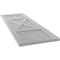 Ekena Millwork True Fit PVC Center X-Board Farmhouse Fixed Mount Shutters, Primed , 15"W x 32"H TFP107FH15X032PR - alternate 11